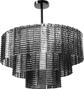 Toolight Toolight, závesné stropné svietidlo 62cm, 8xE14, APP1678-8CP, šedá, OSW-09313
