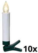 Eglo 410001 - SADA 10x LED Osvetlenie na vianočný stromček 1xLED/0,06W/1xAAA