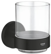 Grohe Essentials držiak pohárov vrátane pohárečierna mat 1022562430 G1022562430