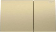 Geberit 115.622.QF.1 - Splachovacie tlačidlo Sigma70 25x14,6 cm kartáčovaná mosadz