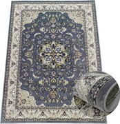 Koberec Shahrazad 4800 Grey – sivý s orientálnym vzorom Rozmer: 80x150 cm