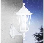 EGLO 22463 - vonkajšie nástenné svietidlo LATERNA 5 1xE27/60W biela