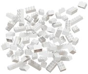 Súprava stavebných kociek ku guličkovej dráhe Hubelino Snow, 120 ks