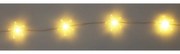 Vianočná LED reťaz Stars and wires 100 LED, 12,9 m