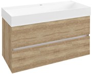 Sapho Sapho, ODETTA umývadlová skrinka 95x50x43,5cm, dub Alabama, DT100-2222
