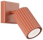 Bodové svietidlo v tehlovej farbe 8x16 cm Gleam – Sollux