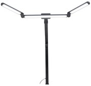 Stolná LED lampa CLARIO, svorka, diaľkové ovládanie