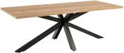 Jedálenský stôl Heaven II 220 cm divoký dub/čierny