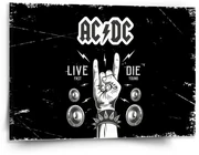 Sablio Obraz ACDC Live fast, die young - 150x110 cm