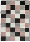 Kusový koberec Lotto 923 HR5 X, 67x120, ružová, chodba / predsieň, Oriental Weavers