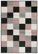 Oriental Weavers, Kusový koberec Lotto 923 HR5 X, 67x120, ružová, chodba / predsieň