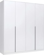 XXXLutz SKRIŇA S OTOČNÝMI DVERAMI, biela, 185/211/53 cm P & B - Skrine - 000885001605