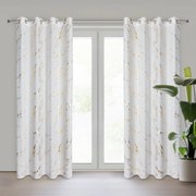 ZÁVES NA KRÚŽKOCH LANI 140X250 CM VZOROVANÁ