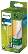 Philips 8719514435674 LED žiarovka E27 5,2W/75W 1095lm 3000K A70 filament  A-class