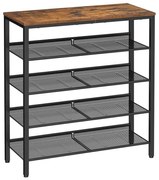 Botník DAVOR hnedá/čierna