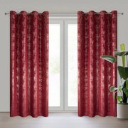 ZATEMŇOVACÍ ZÁVES NA KRÚŽKOCH INGRID 140X250 CM VZOROVANÁ