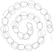 Markslöjd 705753 - LED Dekoračná reťaz SERVE LED/3xAA 1,9m strieborná