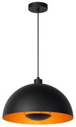 Lucide 45496/01/30 - Luster na lanku SIEMON 1xE27/40W/230V čierna LC3116