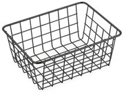 BISK Erga Niagara, drôtený košík 245x180x95 mm na postavenie, čierna matná, ERG-08058