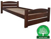 Posteľ T 90/200 hnedá