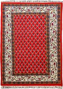 Kusový ručne tkaný koberec Mir red, 90x160, červená, obývacia izba, Asra