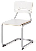 Školská stolička LEGERE II, V 450 mm, biela