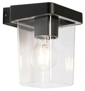 Moderná vonkajšia nástenná lampa čierna IP54 - Chimay