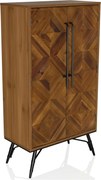 XXXLutz KOMODA, jedľa, tmavohnedá, 63/117/32 cm MID.YOU - Komody - 001918083904
