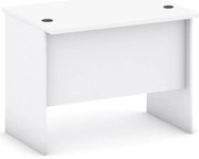 Kancelársky písací stôl MIRELLI, 100x80 cm, biela