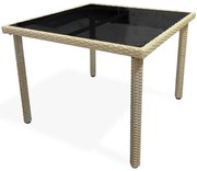 Stôl technoratan Dandy prírodný 90 x 90 cm