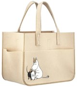 Taška Moomin, béžová / s kapsami