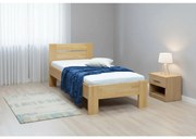 Jednolôžková masívna posteľ AMBER 90×200 cm, buk