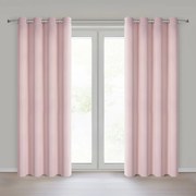 ZÁVES NA KRÚŽKOCH NERISA 140X250 CM PUDROVÁ