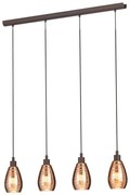 Eglo 39507 - Luster na lanku SIRACUSA 4xE27/60W/230V