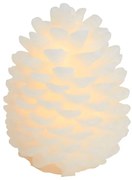 Biela svetelná dekorácia ø 10 cm Clara – Sirius