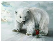 119982 NORIMPEX 5D Diamantová mozaika - Medvieďa a dievčatko