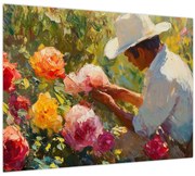 Obraz - Záhradník (70x50 cm)