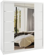Šatníková skriňa SERENITY 158 cm fehér mat ME SERENITY SZP7/0/W/W/0/HIAL