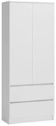 Šatníková skriňa SS-90 biela