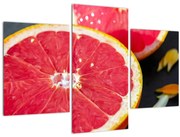 Obraz rozkrojených grapefruitov (90x60 cm)
