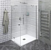 Polysan Polysan, FORTIS LINE obdĺžniková sprchová zástena 800x1000 mm, L varianta, FL1080LFL3510