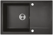 Kuchinox Hunter, 1-komorový granitový drez 670x440x180mm, čierna, LAV-SBU_711T