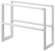 Biely kovový teleskopický stojan na topánky Line – YAMAZAKI