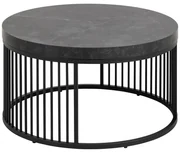 Konferenční stolek Strington 65 cm černý mramor