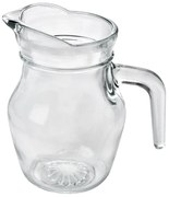 Transparentný sklenený džbánok na vodu - 14 * 9 * 13 cm / 500 ml