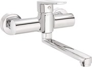 Deante Tubo, nástenná umývadlová batéria, chrómová, DEA-BUT_050M