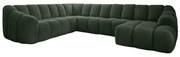 Tmavozelená rohová pohovka (ľavý roh/do tvaru "U") Shell – Miuform