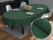 Biante Dekoračný oválny obrus BKS-412 Zelený 100x140 cm