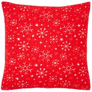 4Home Obliečka na vankúšik Snowfall in Red, 45 x 45 cm