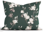 Bavlnená obliečka na vankúš Renforcé 70 × 90 cm - Johari tmavo zelené